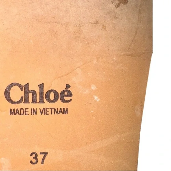 Authentic Chloé Red Sandals​ - Picture 3 of 3